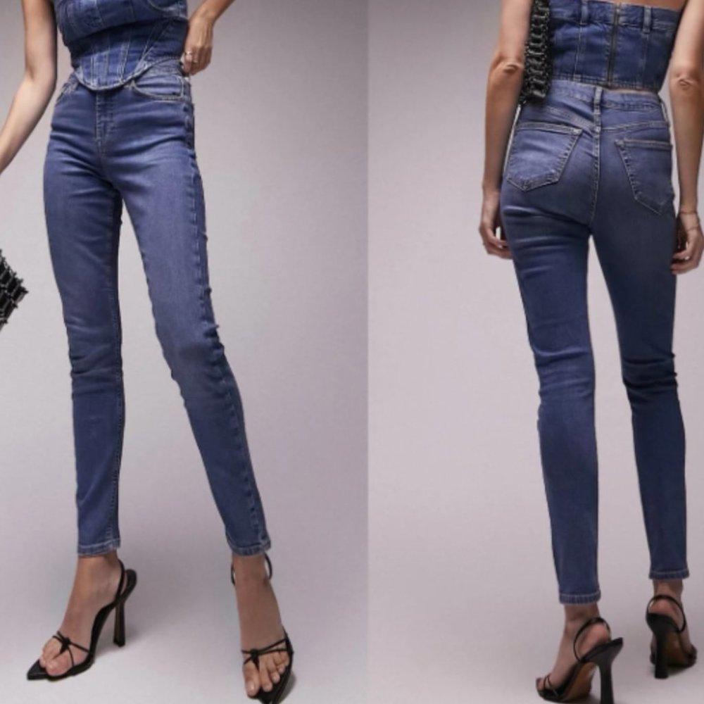 Topshop PETITE Jaime Jeans W26 L28
